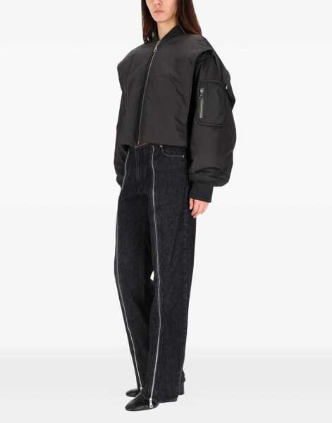 Bomber jacket Jean Paul Gaultier The Hooded Bomber Jacket GREY Femei (BM 19269974) 2