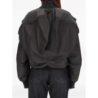 Bomber jacket Dama - Bomber jacket Jean Paul Gaultier The Hooded Bomber Jacket GREY Femei (BM 19269974) - B-mall.ro