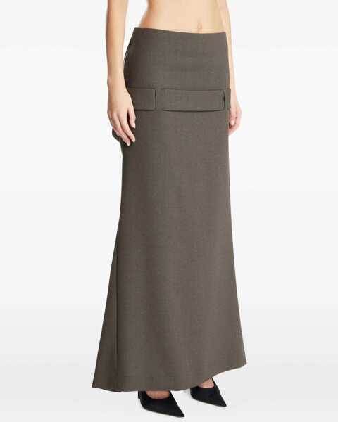 Fuste casual Jean Paul Gaultier Deconstructed Skirt With Martingale Detail GREY Femei (BM 19269998) 4