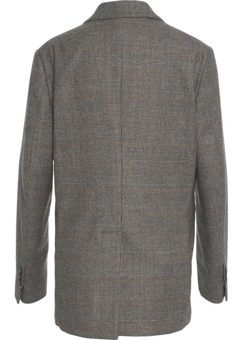 Sacouri Breras Glencheck blazer Grey Femei (BM 19270025) 3