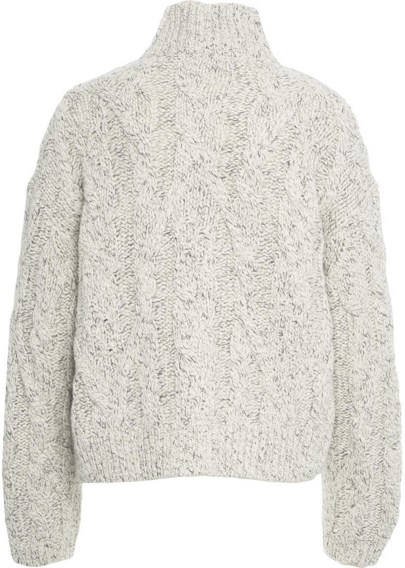 Cardigane CLOSED Cardigan with cable knit pattern Grey Femei (BM 19270079) 3