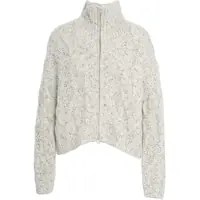 Cardigane Cardigan with cable knit pattern Femei