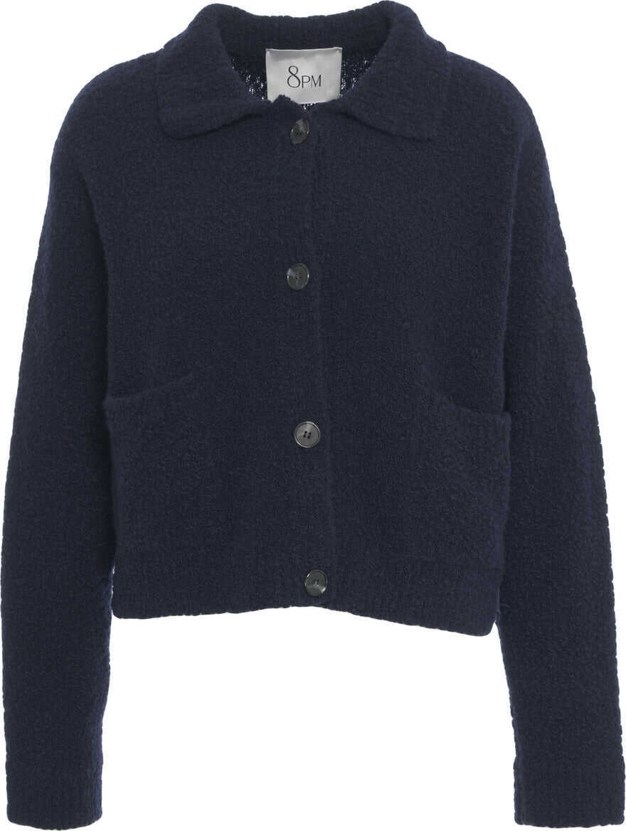 Cardigane 8PM Cardigan Ambrosia Blue Femei (BM 19270085) 2
