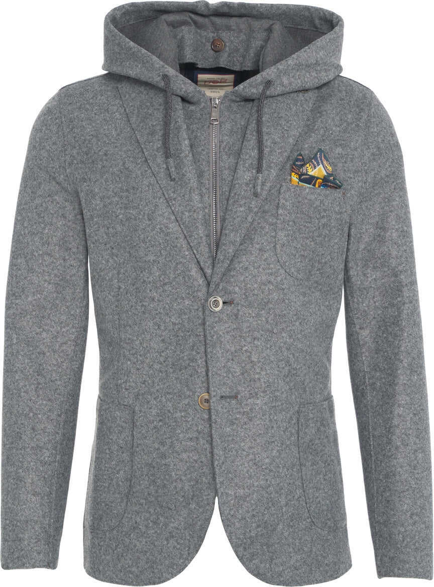 Sacouri BOB Hooded blazer Lewis Grey Barbati (BM 19270124) 1