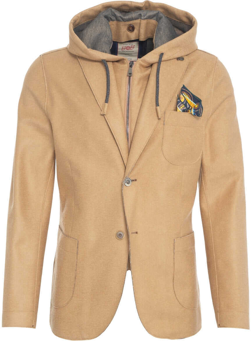 Sacouri BOB Hooded blazer Lewis Beige Barbati (BM 19270124) 1
