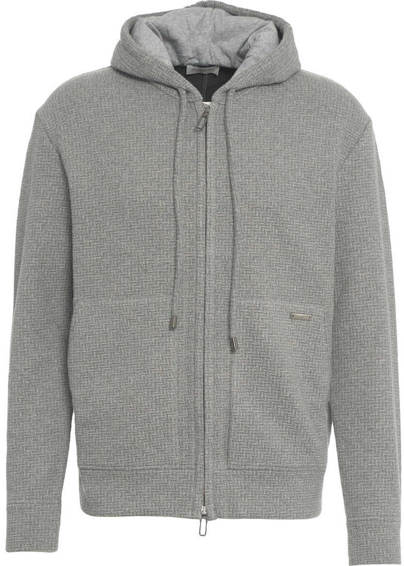 Jachete Paolo Pecora Hooded jacket Grey Barbati (BM 19270139) 2