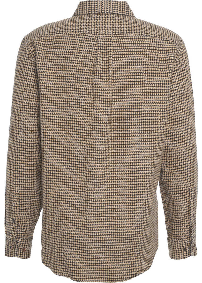 Camasi office Portuguese Shirt Abstract Beige Barbati (BM 19270148) 3