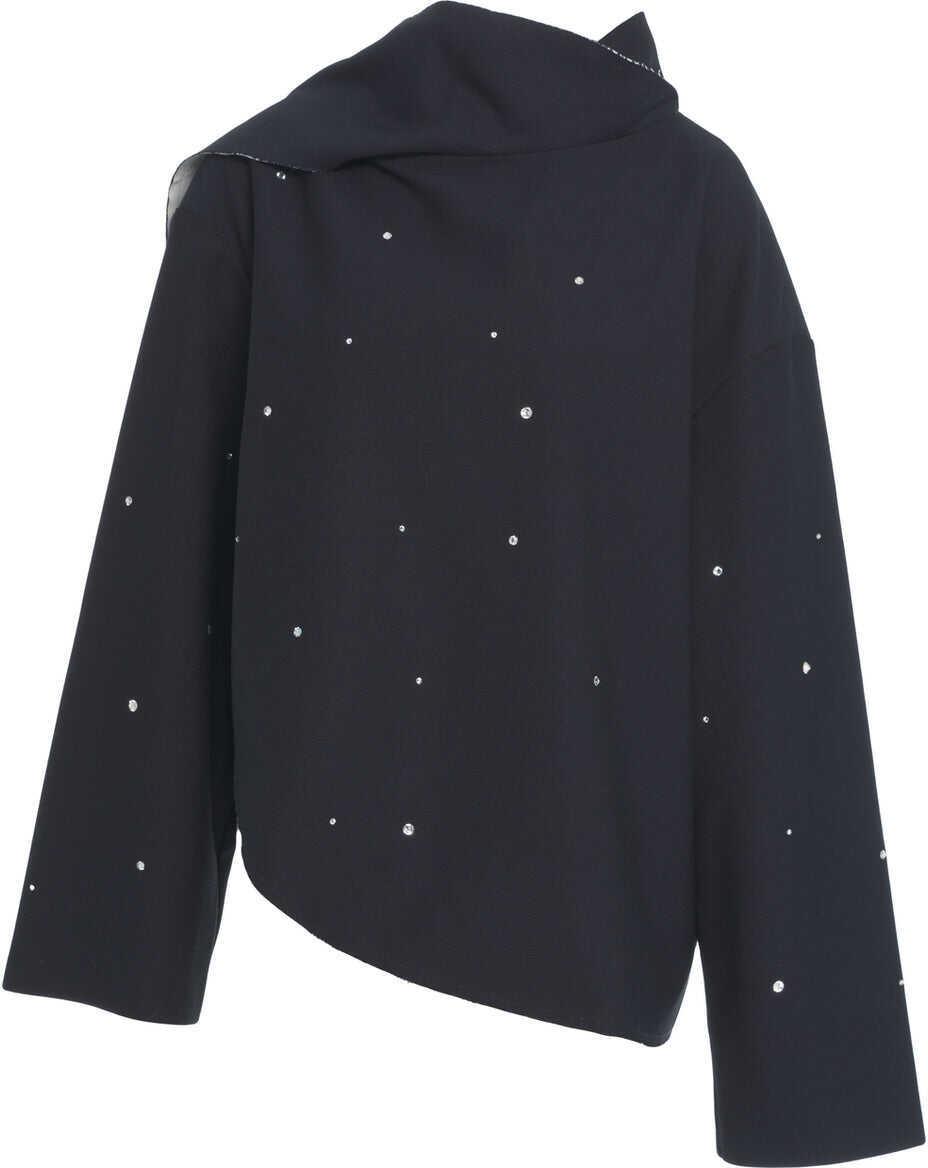 Jachete Viktoriachan Jacket with rhinestones Cosmo Blue Femei (BM 19270172) 1