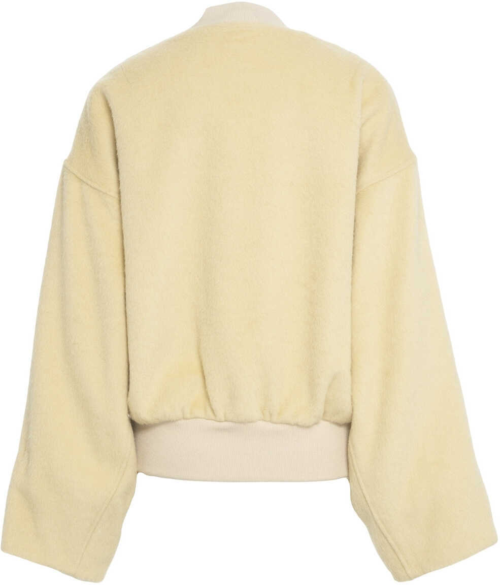 Bomber jacket Herskind Wool bomber jacket Monica Beige Femei (BM 19270175) 3