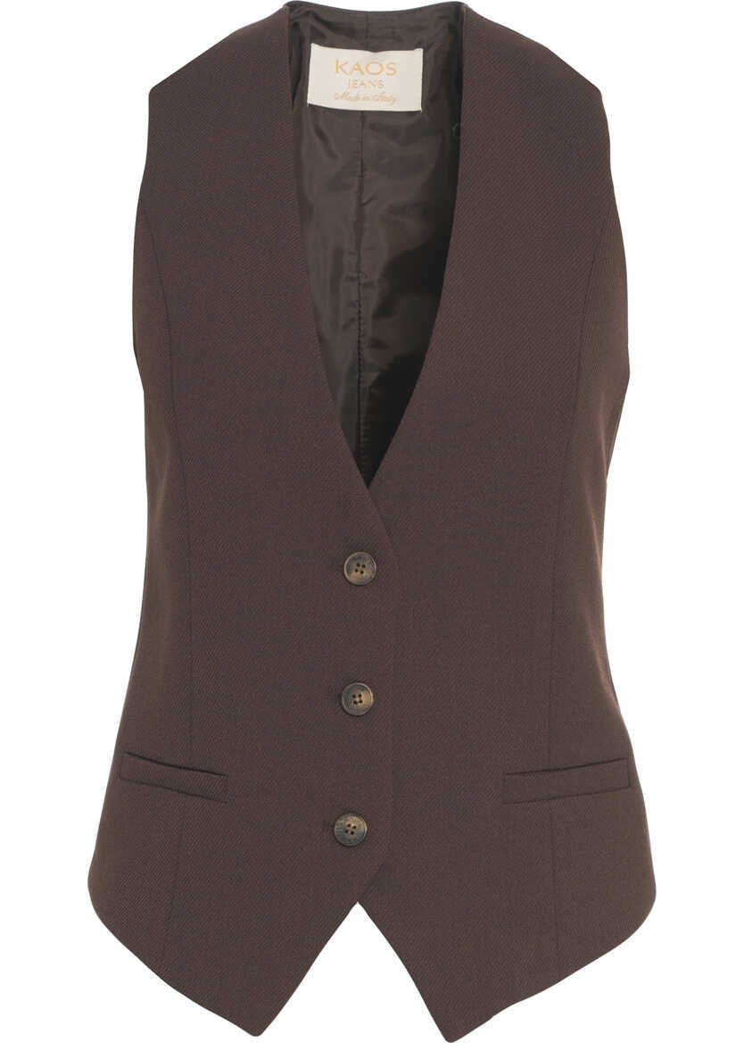 Veste Kaos Vest Brown Femei (BM 19270193) 2