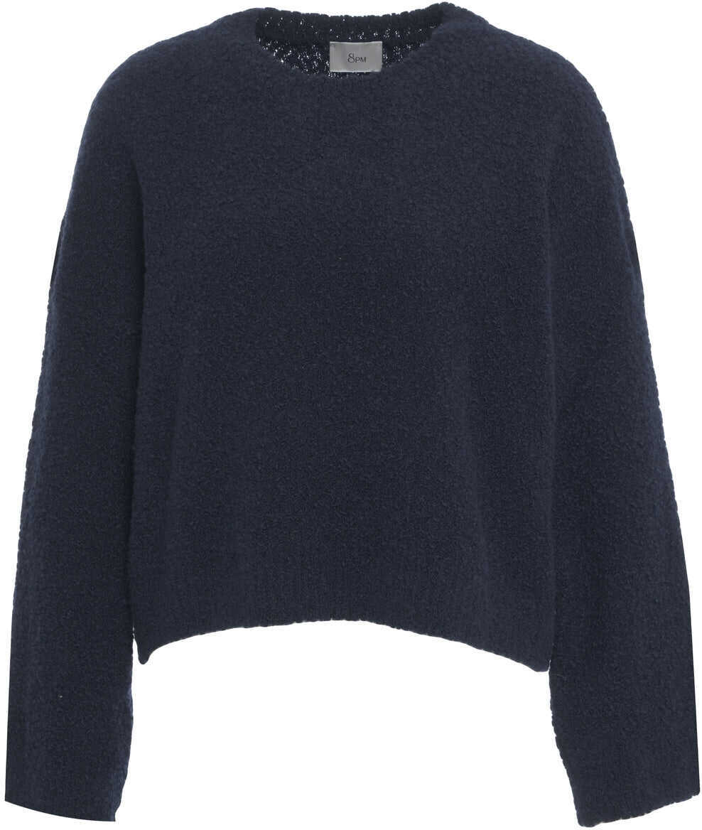 Pulovere 8PM Knit sweater Alice Blue Femei (BM 19270199) 2