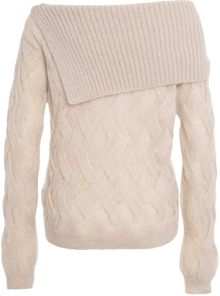 Pulovere Semicouture Sweater Laurencia White Femei (BM 19270205) 3