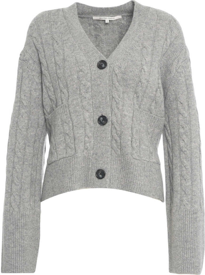 Cardigane Second Female Cardigan Alphine Grey Femei (BM 19270214) 2