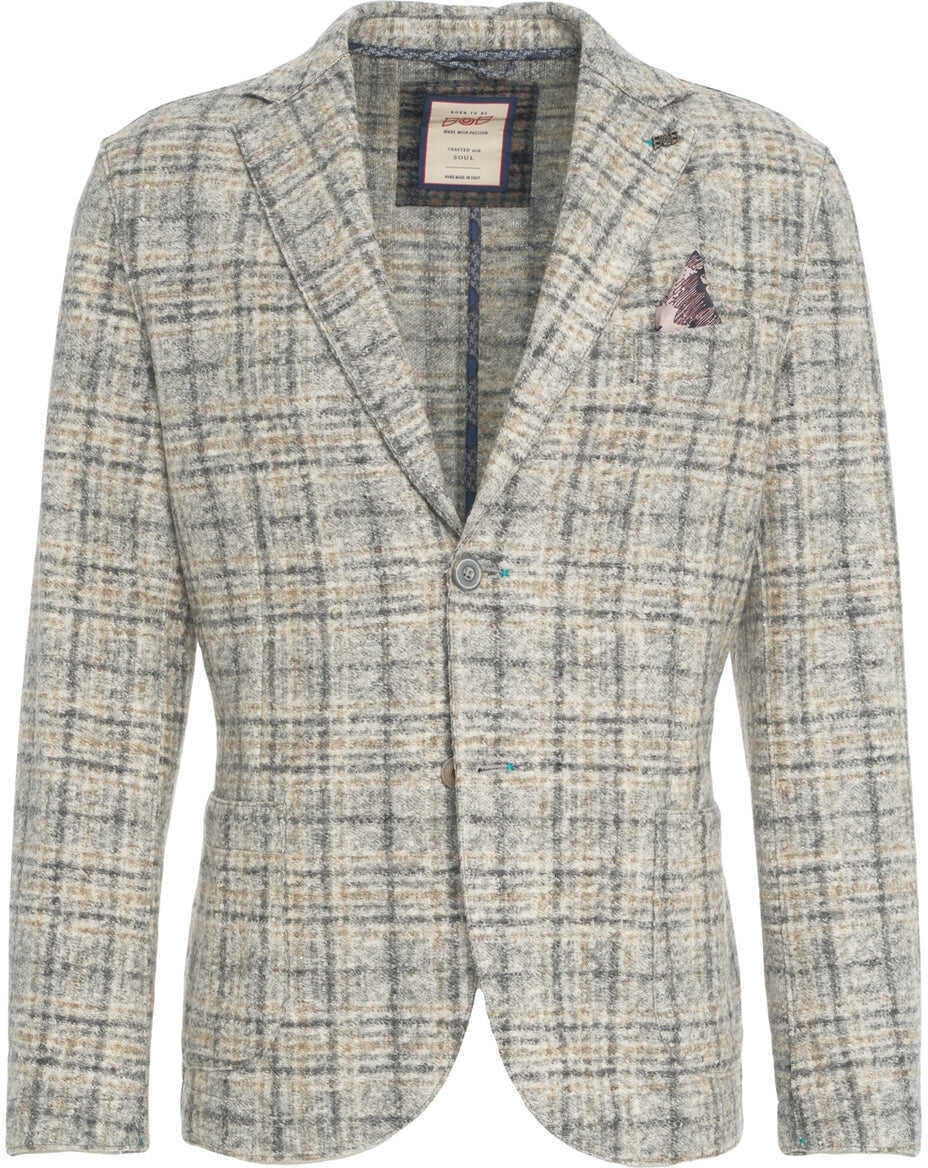 Sacouri BOB Blazer with check pattern Grey Barbati (BM 19270247) 2