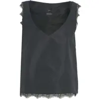 Topuri Dama - Maiouri Pinko Top with lace details Florina Black Femei (BM 19270253) - B-mall.ro