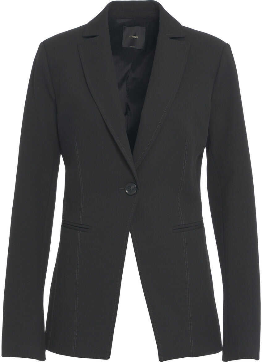 Sacouri Pinko Fitted blazer Black Femei (BM 19270265) 2