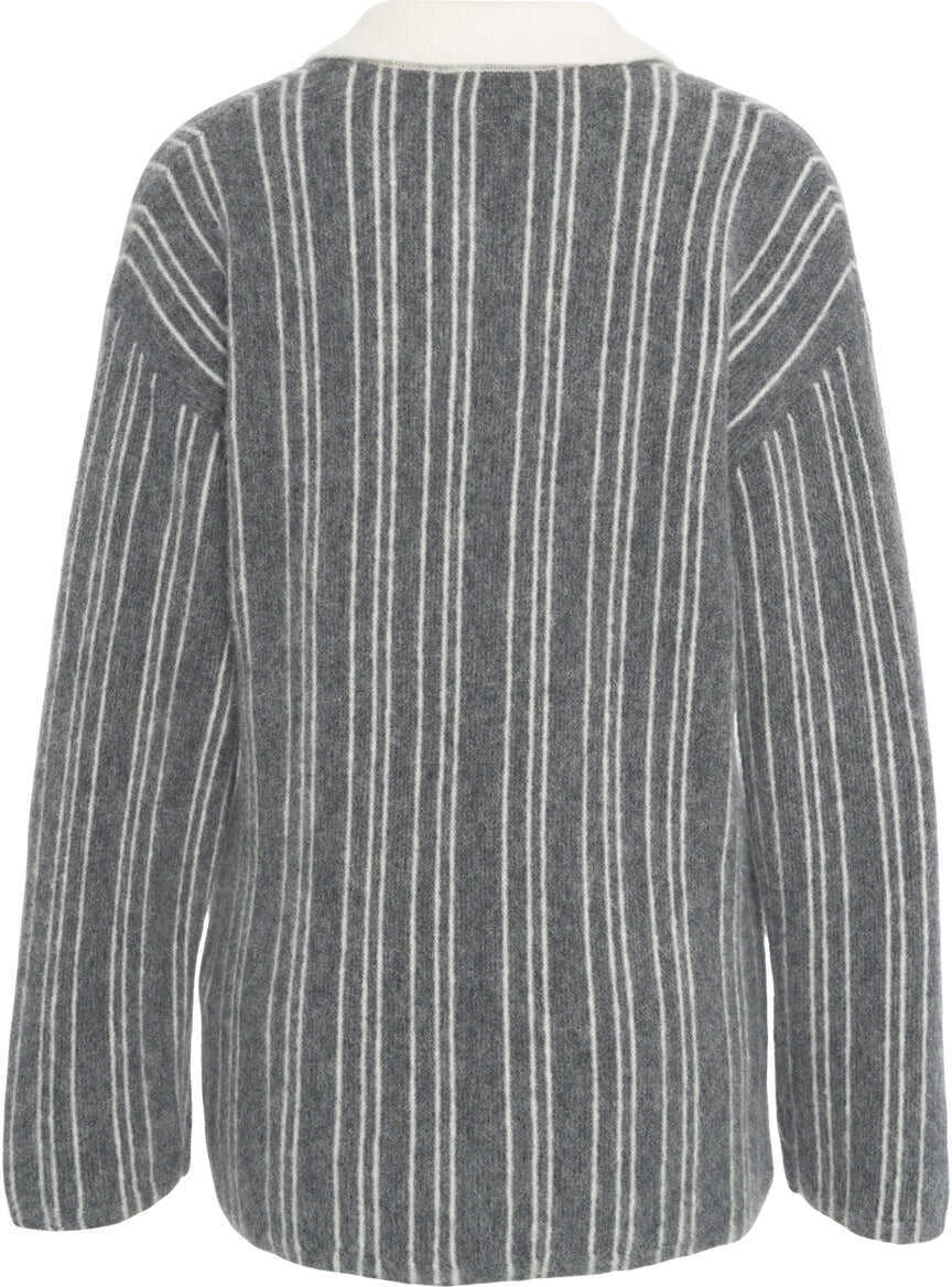 Tricouri Polo Baum und Pferdgarten Knitted polo Carlota Grey Femei (BM 19270277) 3