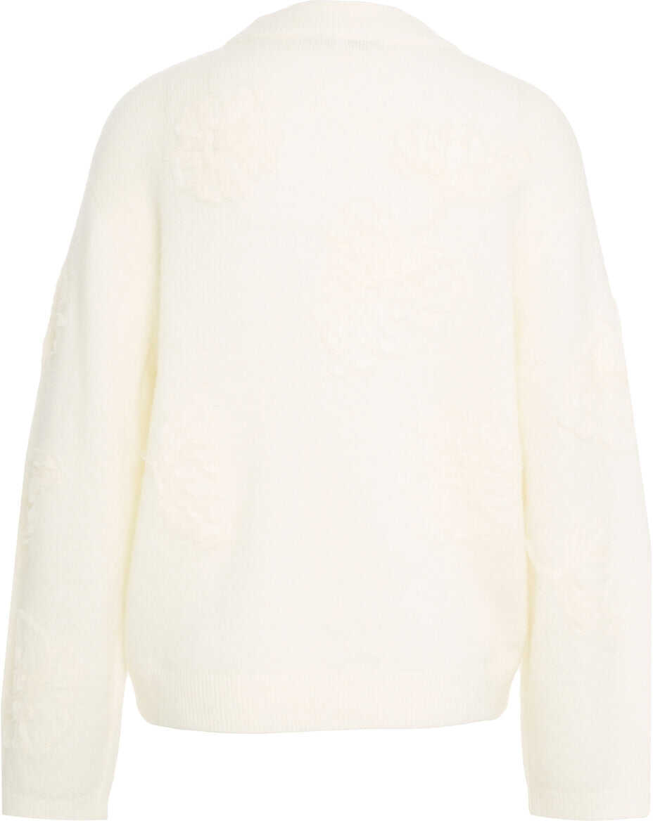 Pulovere Second Female Sweater with embroidery Bellarose White Femei (BM 19270307) 3