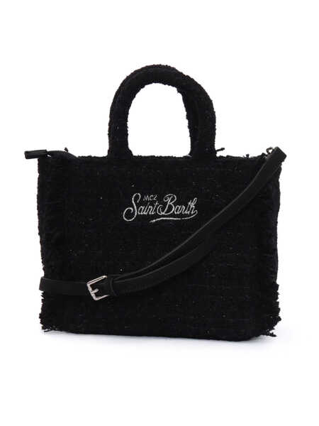 Genti de umar Mc2 Saint Barth VANITY MINI TWEED-00 EMB Black   Fete (BM 19270464) 3
