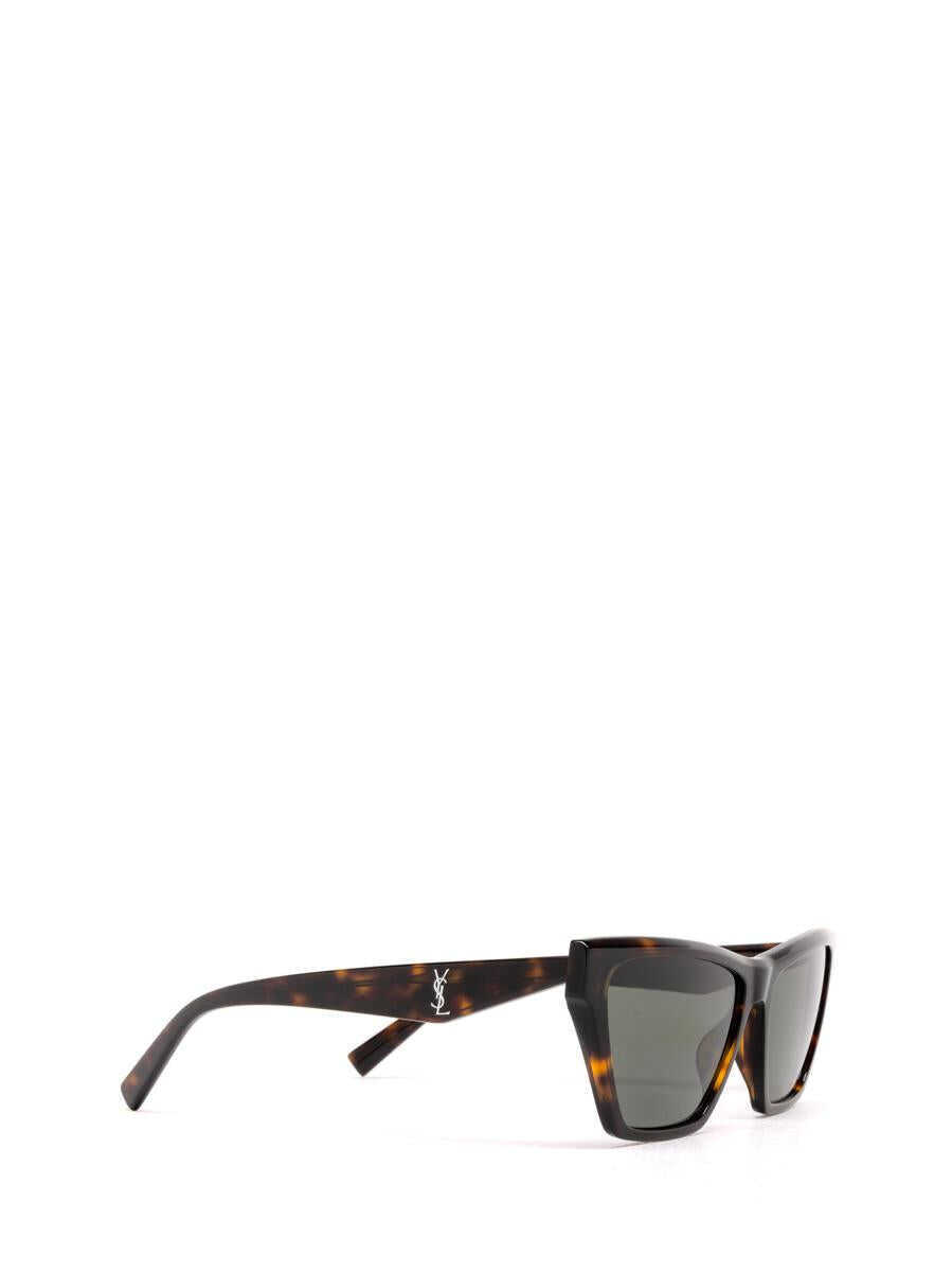 Ochelari de soare Saint Laurent Saint Laurent Eyewear Sunglasses Brown Femei (BM 19271424) 3
