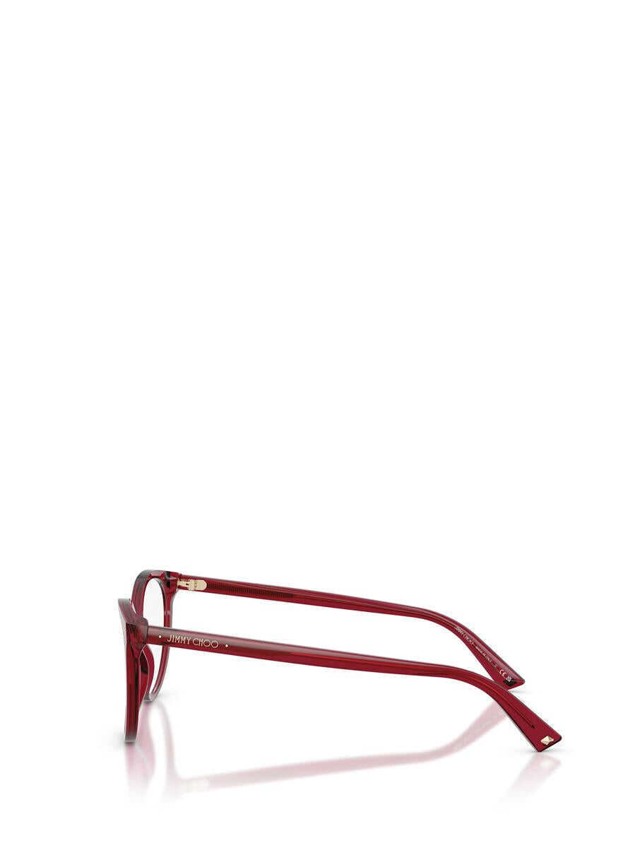 Ochelari de soare Jimmy Choo Jimmy Choo Eyeglasses TRANSPARENT CRANBERRY Femei (BM 19271631) 3
