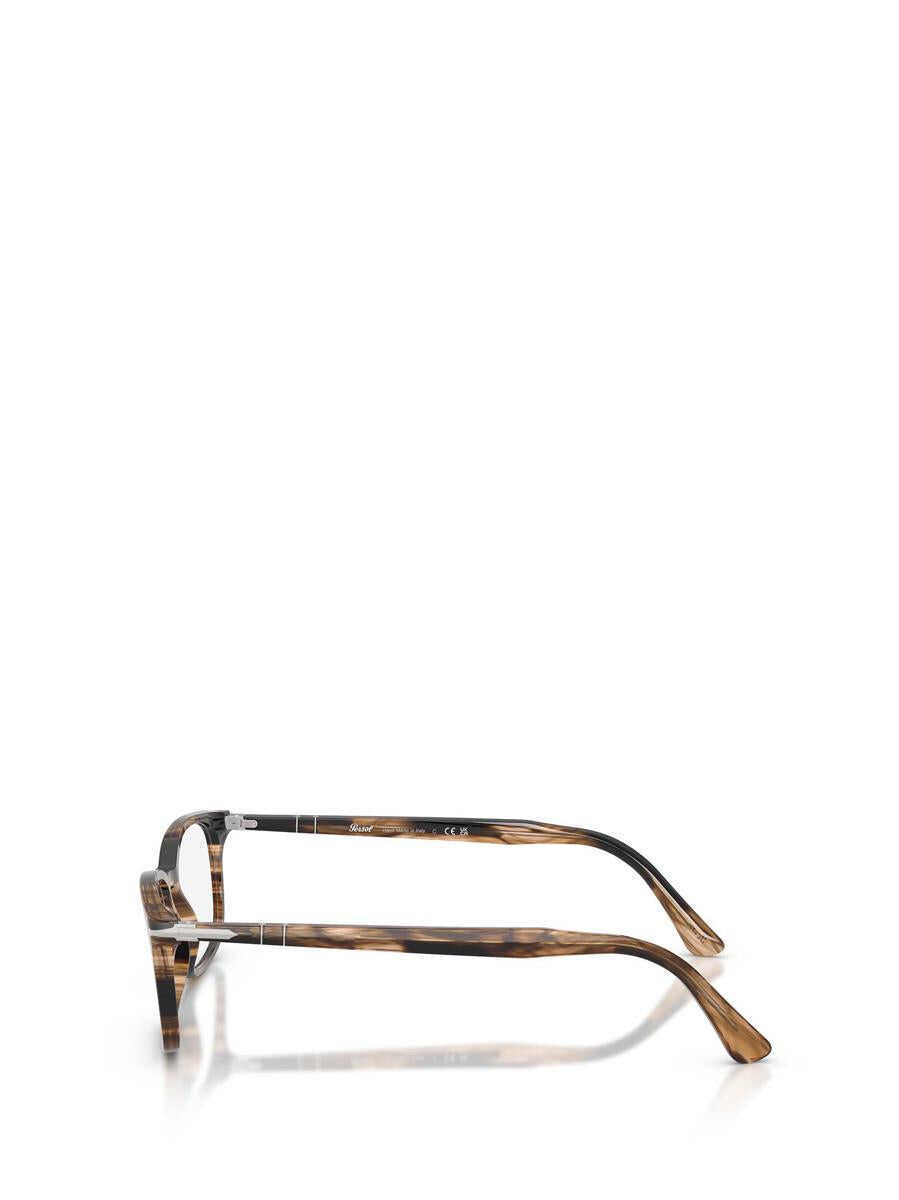 Ochelari de soare Persol Persol Eyeglasses STRIPED BLACK & GREISH BROWN Barbati (BM 19271682) 3