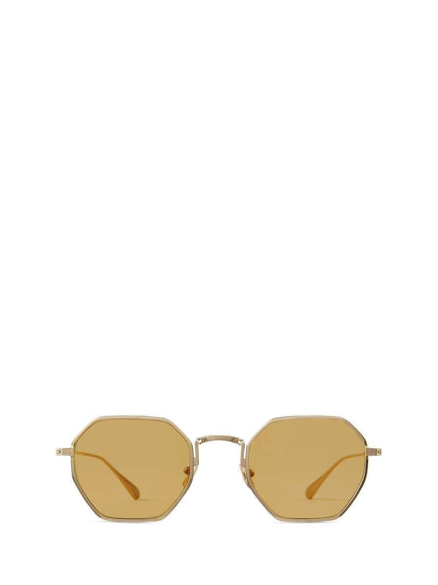 Ochelari de soare MR. LEIGHT Mr. Leight Sunglasses BRUSHED WHITE GOLD/SEMI-FLAT TUSCAN GOLD Femei (BM 19271715) 1