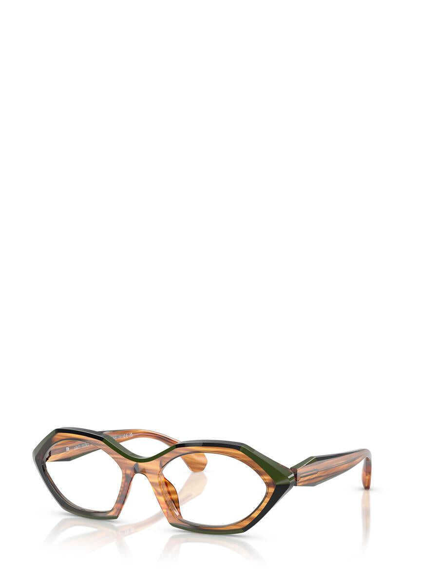 Ochelari de soare ALAIN MIKLI Alain Mikli Eyeglasses STRIPED HAVANA / GREEN / BLACK Femei (BM 19271724) 2