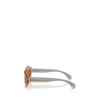 Ochelari de soare ALAIN MIKLI Dama - Ochelari de soare ALAIN MIKLI Alain Mikli Sunglasses TRANSPARENT GREY / ORANGE / OSTRICH Femei (BM 19271766) - B-mall.ro