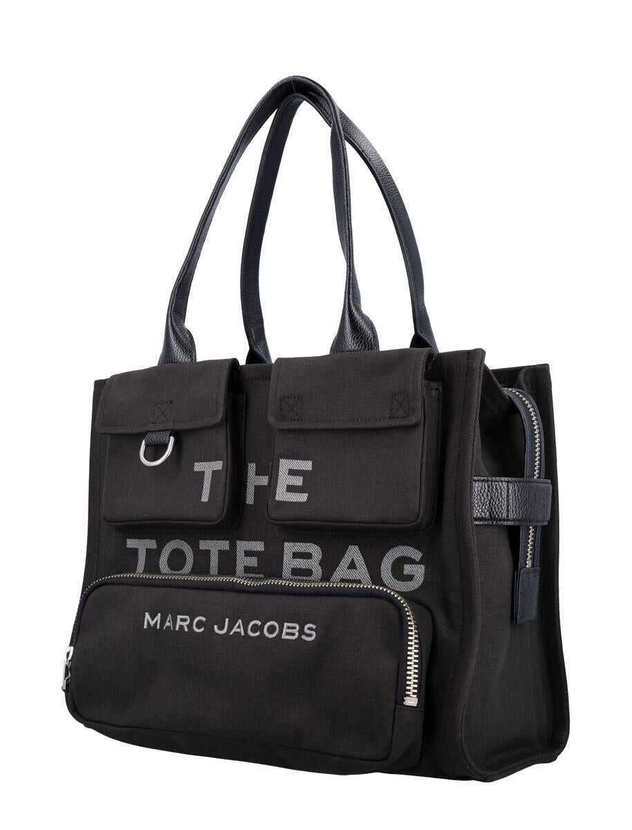 Genti de umar Marc Jacobs Marc Jacobs The Cargo Canvas Large Tote Bag Black Femei (BM 19273269) 3