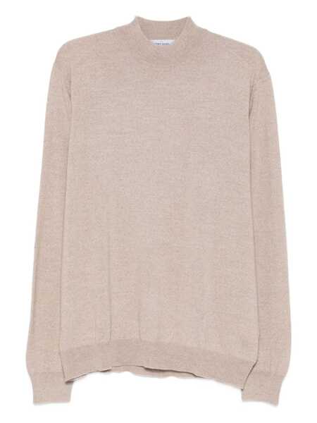 Pulovere GRAN SASSO Gran Sasso Half Neck Sweater In Beige Virgin Wool Beige Barbati (BM 19273647) 1