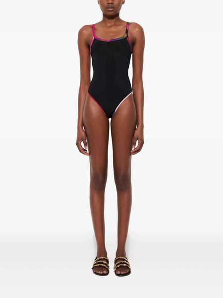 Costume de baie PUCCI Pucci One-Piece Swimsuit With Printed Edges Black Femei (BM 19273686) 2