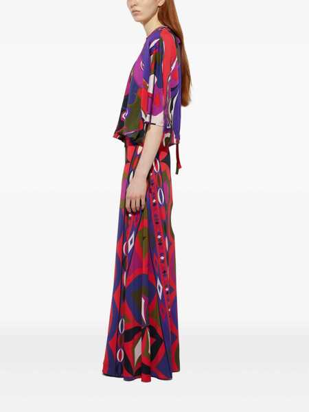 Fuste PUCCI Pucci Multicolor Silk Maxi Skirt MULTICOLOUR Femei (BM 19273698) 3
