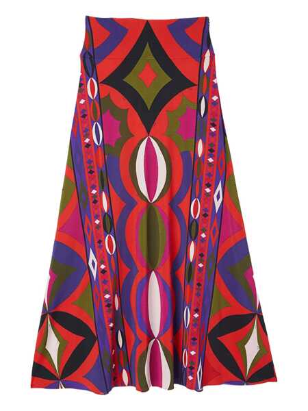 Fuste PUCCI Pucci Multicolor Silk Maxi Skirt MULTICOLOUR Femei (BM 19273698) 1