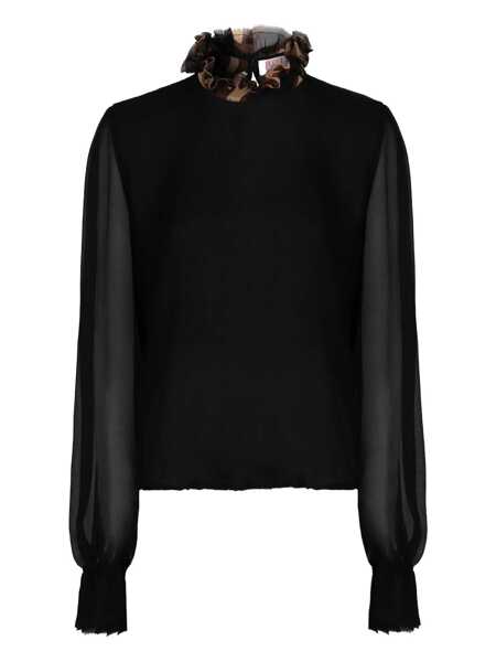 Bluze PUCCI Pucci Silk Blouse Black Femei (BM 19273701) 1
