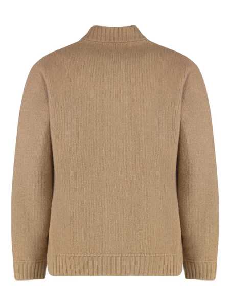 Cardigane Slowear Slowear Cardigan In Wool And Cashmere Beige Barbati (BM 19273932) 2