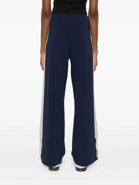 Pantaloni casual AUTRY Autry Viscose Blend Trousers With Logo BLUE Femei (BM 19274094) 4
