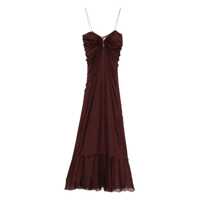 Rochii Raquel Diniz Long Dress With Ruffles Femei