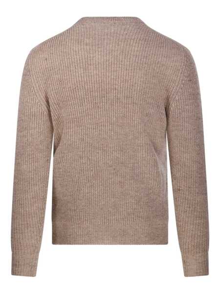 Pulovere Lardini Lardini Ribbed Sweater BROWN Barbati (BM 19274139) 2