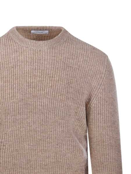 Pulovere Lardini Lardini Ribbed Sweater BROWN Barbati (BM 19274139) 4
