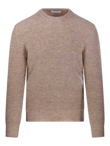 Pulovere Lardini Lardini Ribbed Sweater BROWN Barbati (BM 19274139) 1