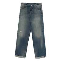 Pantaloni casual Nine In The Morning Distressed Effect Blue Jeans Femei