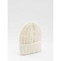 Accesorii Moncler Grenoble Dama - Caciuli Moncler Grenoble Knitted Beanie WHITE Femei (BM 19274145) - B-mall.ro