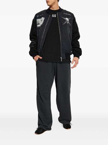 Pantaloni M44 LABEL GROUP Black Pants With Elastic Waist And Drawstring Hem In Tech Fabric Man Black Barbati (BM 19274337) 2