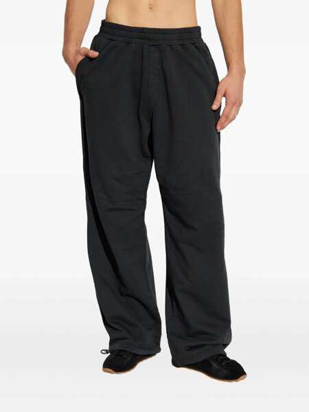 Pantaloni M44 LABEL GROUP Black Pants With Elastic Waist And Drawstring Hem In Tech Fabric Man Black Barbati (BM 19274337) 3