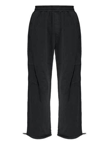Pantaloni M44 LABEL GROUP Black Pants With Elastic Waist And Drawstring Hem In Tech Fabric Man Black Barbati (BM 19274337) 1
