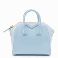 Genti de mana Givenchy Light Blue Leather Antigona Top Handle Bag Femei