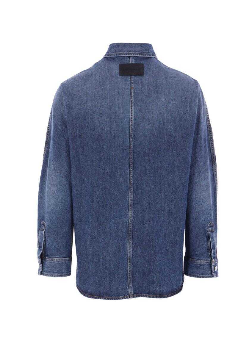 Camasi Givenchy Givenchy Shirts BLUE Barbati (BM 19274628) 2