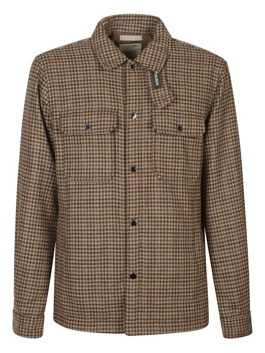 Camasi Woolrich Woolrich Shirts Beige Barbati (BM 19274808) 1