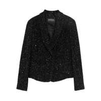 Geci Emporio Armani Lurex Single-Breasted Jacket Femei